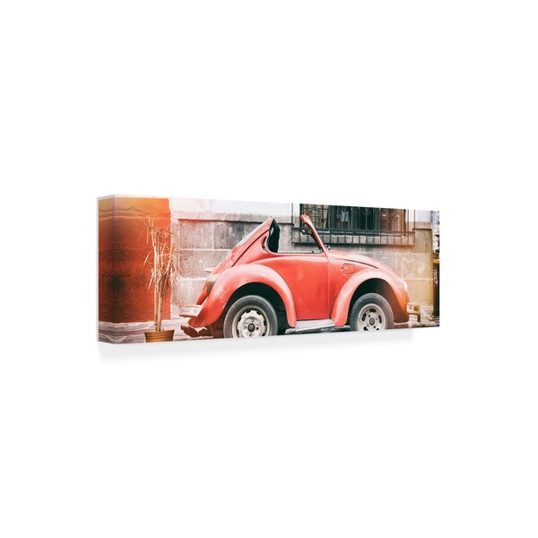 Philippe Hugonnard 'Viva Mexico 2 Small VW Beetle Car II' Canvas Art,16x47